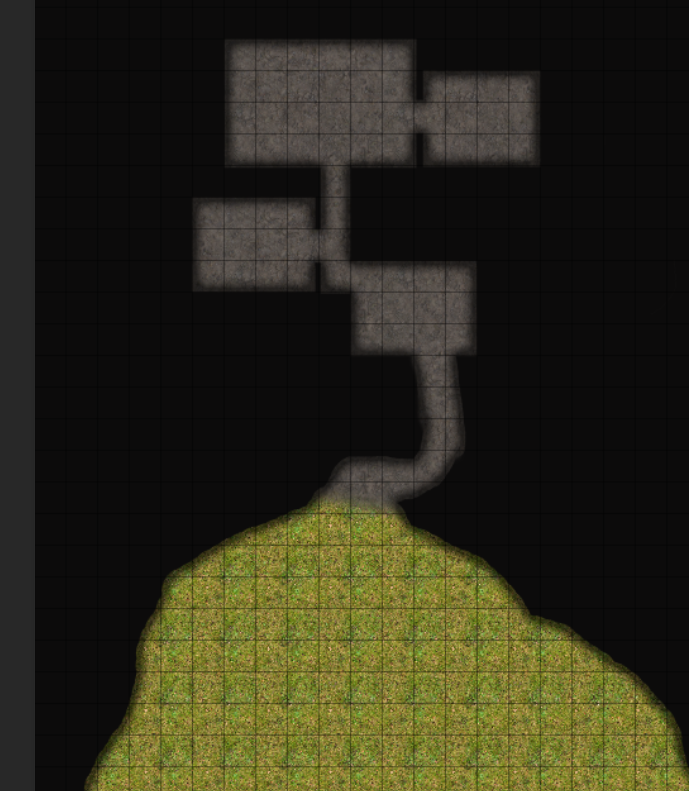 Create a Grassy Dungeon Entrance