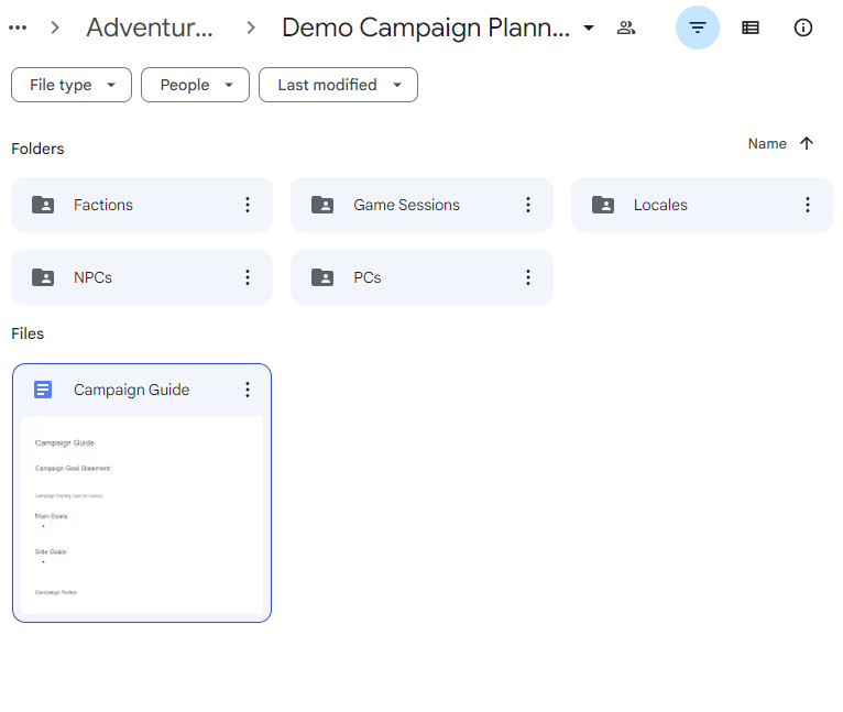 Demo Campaign Planner