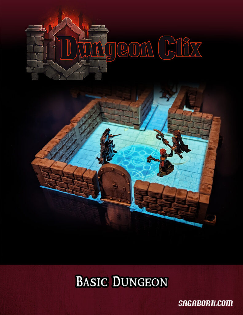 3d dungeon terrain DungeonClix